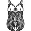 image:imageAvidlove Plus Size Lingerie Exotic Teddies Bodysuits One Piece Lace Babydoll SleepwearBlack