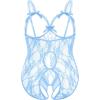image:imageAvidlove Plus Size Lingerie Exotic Teddies Bodysuits One Piece Lace Babydoll SleepwearLight Blue