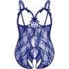 image:imageAvidlove Plus Size Lingerie Exotic Teddies Bodysuits One Piece Lace Babydoll SleepwearNavy Blue