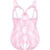 image:imageAvidlove Plus Size Lingerie Exotic Teddies Bodysuits One Piece Lace Babydoll SleepwearPink