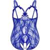 image:imageAvidlove Plus Size Lingerie Exotic Teddies Bodysuits One Piece Lace Babydoll SleepwearSky Blue