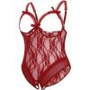 image:imageAvidlove Plus Size Lingerie Exotic Teddies Bodysuits One Piece Lace Babydoll SleepwearWine Red