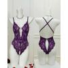 image:imageAvidlove Sexy Lingerie for Women Lace Teddy Lingerie One Piece Lingerie BodysuitPurple