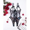 image:imageAvidlove Sexy Lingerie for Women One Piece Lace Babydoll Sleepwear BodysuitButterfly Leopard