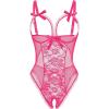 image:imageAvidlove Sexy Lingerie for Women One Piece Lace Babydoll Sleepwear BodysuitRose Red