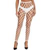 image:imageAvidlove Sexy Tights for Woman Fishnet Stockings Footless High Waist Pantyhose LeggingsWhite