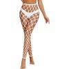 image:imageAvidlove Sexy Tights for Woman Fishnet Stockings Footless High Waist Pantyhose LeggingsWhite