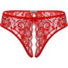 image:imageAvidlove Women Lace Panties Sexy Underwear Floral Lace Briefs with Cute Bow CenterCarmine Red