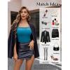 image:imageAvidlove Womens Lingerie Sexy Bodycon Nightgown Lace Neckline Babydoll Chemise Cotton Sleepwear Halter Dress Slip SXXLBlue Green