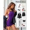 image:imageAvidlove Womens Lingerie Sexy Bodycon Nightgown Lace Neckline Babydoll Chemise Cotton Sleepwear Halter Dress Slip SXXLPurple