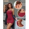image:imageAvidlove Womens Lingerie Sexy Bodycon Nightgown Lace Neckline Babydoll Chemise Cotton Sleepwear Halter Dress Slip SXXLWine Red