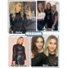 image:imageAvidlove Womens Mesh Long Sleeve Bodysuit Round Neck Sheer Leotards Geo Print Bodysuit Top with Snap CrotchLeopard Pattern