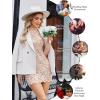 image:imageAvidlove Womens Sheer Lace Dress Sexy Long Sleeve Dress See Through Lingerie Short Mini Dresses for Party No LinlingChampagne
