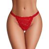 image:imageAvidlove Lace Panties for Women Sexy Underwear Low Rise Briefs Floral Lace Thong Panties 14 PackCarmine Red