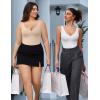 image:imageAvidlove Womens Sexy Plunge Deep V Neck Bodysuit Double Lined Sleeveless Thong Body Suit Leotard for Going Out TankLight Nude