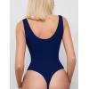image:imageAvidlove Womens Sexy Plunge Deep V Neck Bodysuit Double Lined Sleeveless Thong Body Suit Leotard for Going Out TankNavy