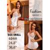 image:imageAvidlove Women Lingerie V Neck Sexy Nightwear Satin Sleepwear Lace Chemise Mini Babydoll NightgownB White