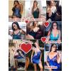 image:imageAvidlove Women Lingerie V Neck Sexy Nightwear Satin Sleepwear Lace Chemise Mini Babydoll NightgownRoyal Blue