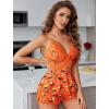 image:imageAvidlove Womens Sweetness Cami Set Lace Camisole Lingerie Nightwear Sexy Pajamas Lounge SetsHalloween Orange