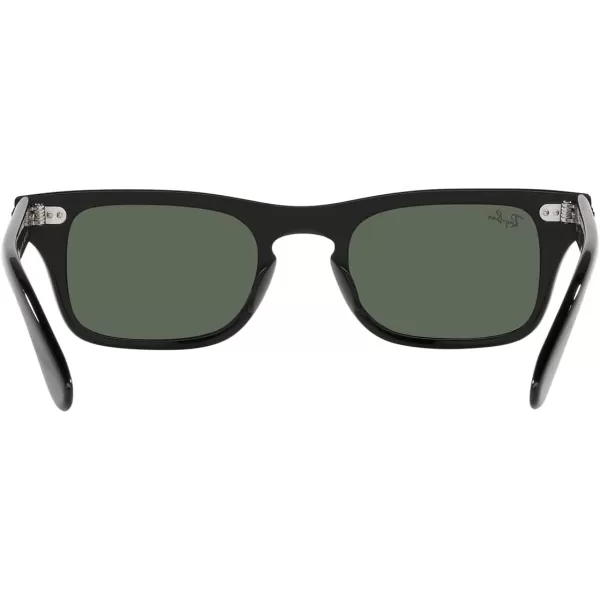 RayBan Child Sunglasses Black Frame Dark Green Lenses 45MMBlackDark Green