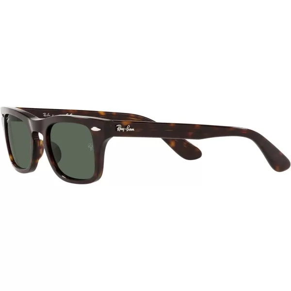 RayBan Child Sunglasses Black Frame Dark Green Lenses 45MMHavanaDark Green