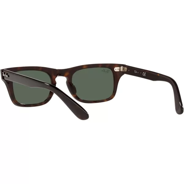 RayBan Child Sunglasses Black Frame Dark Green Lenses 45MMHavanaDark Green