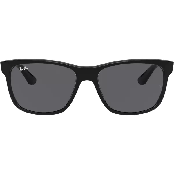 RayBan Mens RB4181 Square SunglassesBlackDark Grey