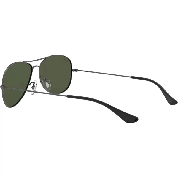 RayBan Mens Rb3362 Cockpit Aviator SunglassesGunmetalG15 Green