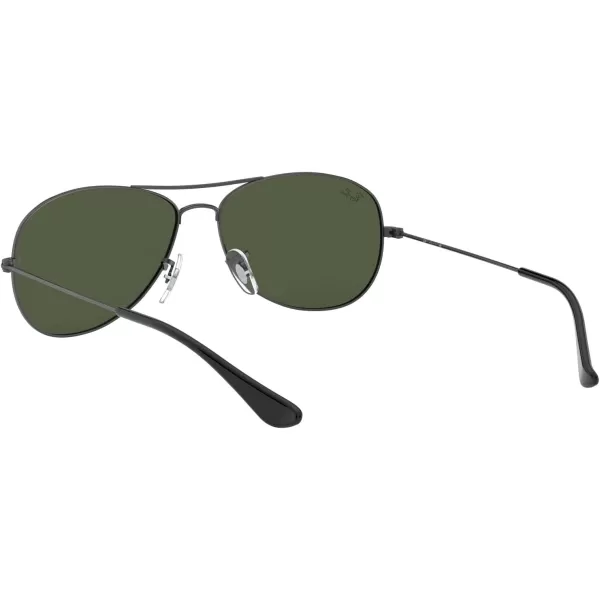 RayBan Mens Rb3362 Cockpit Aviator SunglassesGunmetalG15 Green