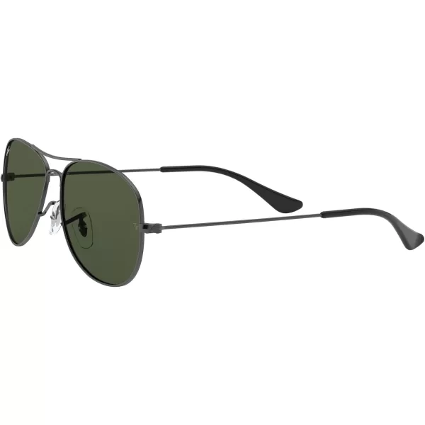 RayBan Mens Rb3362 Cockpit Aviator SunglassesGunmetalG15 Green