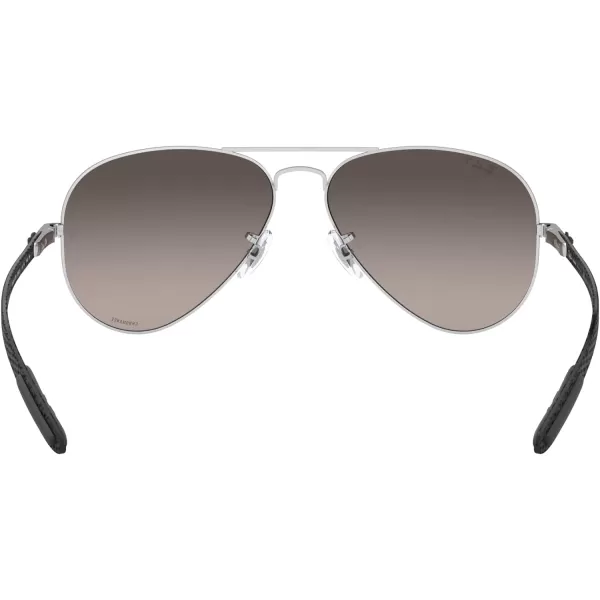 RayBan Mens Sunglasses MetalSteelSilverPolarized Grey Mirrored Silver Polarized Grey Mirror Silver