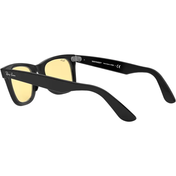 RayBan RB2140F Original Wayfarer Low Bridge Fit Square Sunglasses BlackYellow 52 mmRayBan RB2140F Original Wayfarer Low Bridge Fit Square Sunglasses BlackYellow 52 mm