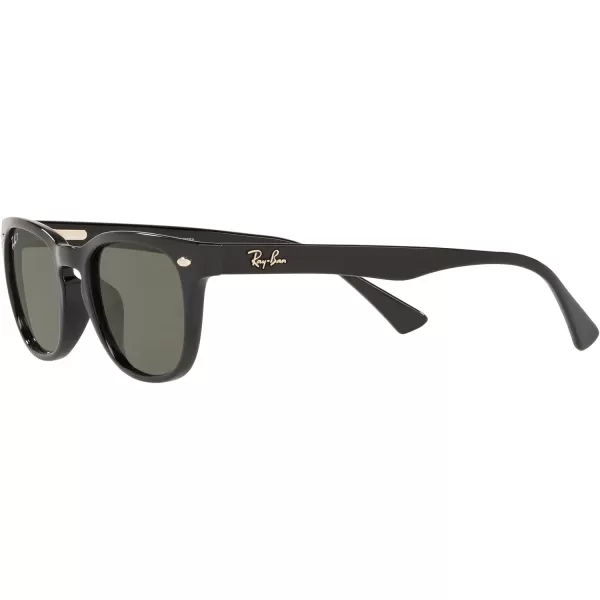 RayBan RB4140 Wayfarer SunglassesBlackPolarized Green