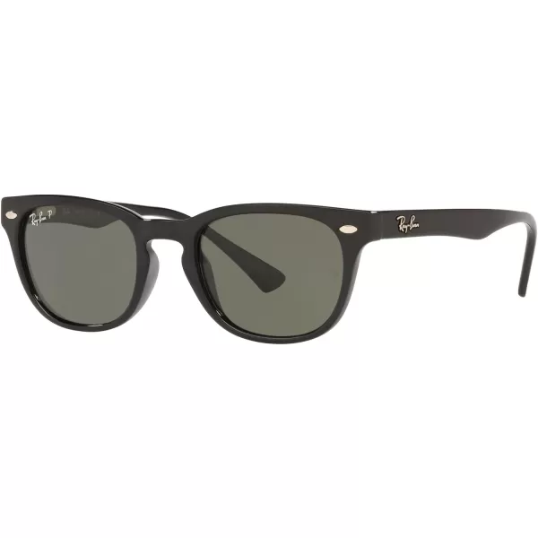 RayBan RB4140 Wayfarer SunglassesBlackPolarized Green