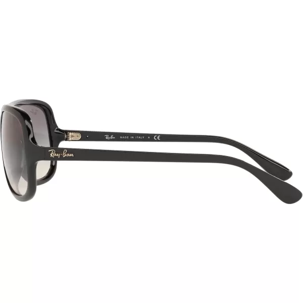 RayBan RB4162 Aviator Sunglasses RectangularBlackGrey Gradient