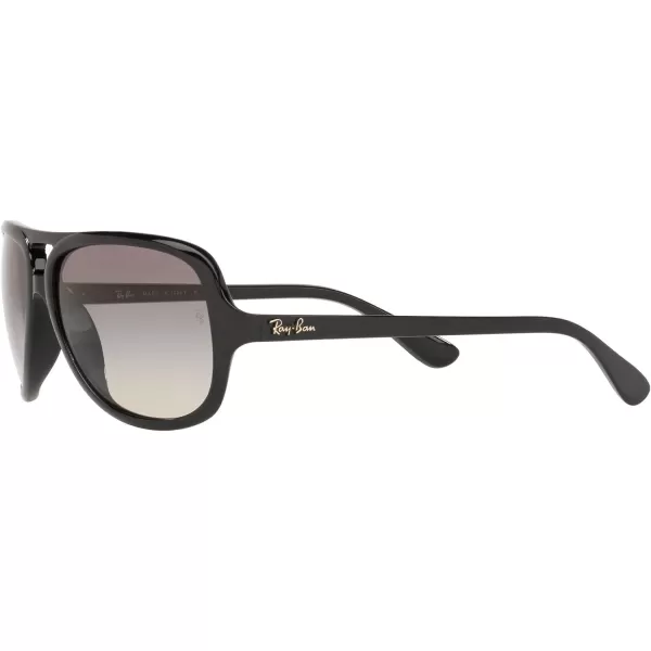 RayBan RB4162 Aviator Sunglasses RectangularBlackGrey Gradient