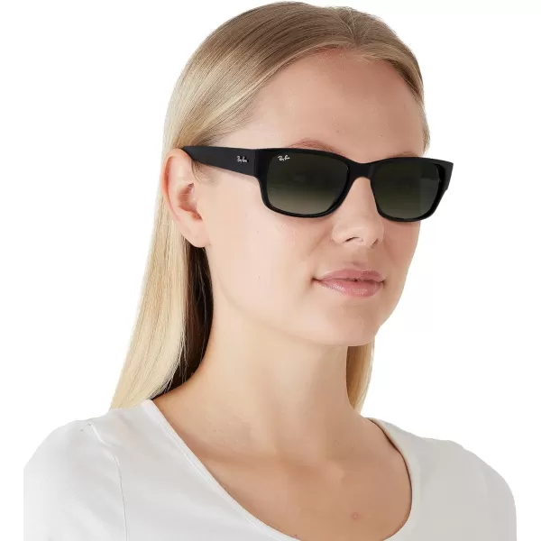 RayBan RB4388 Square SunglassesBlackGrey Gradient