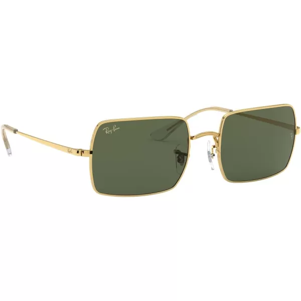 RayBan Rb1969 Rectangle Rectangular SunglassesLegend GoldG15 Green