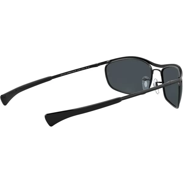 RayBan Rb3119m Olympian I Deluxe Rectangular SunglassesBlackBlue