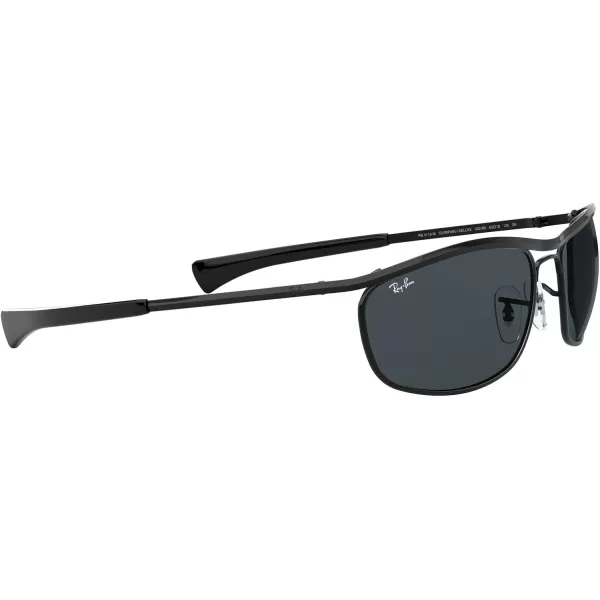 RayBan Rb3119m Olympian I Deluxe Rectangular SunglassesBlackBlue