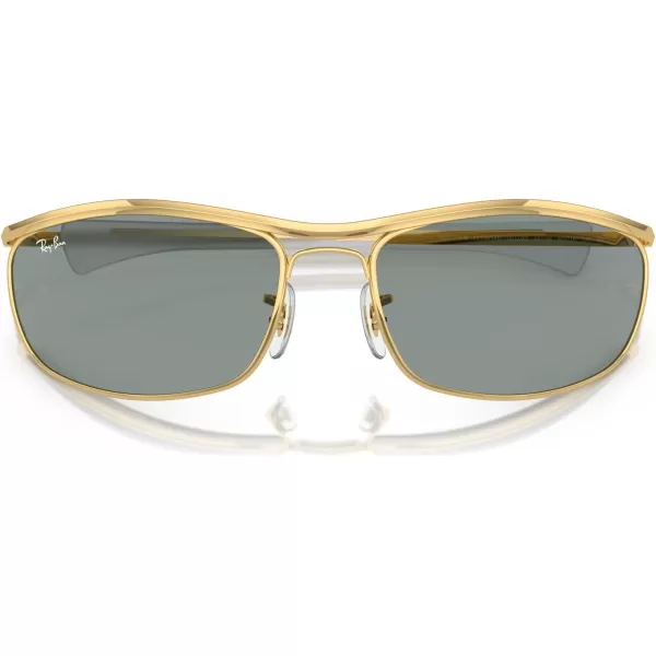 RayBan Rb3119m Olympian I Deluxe Rectangular SunglassesGoldBlue