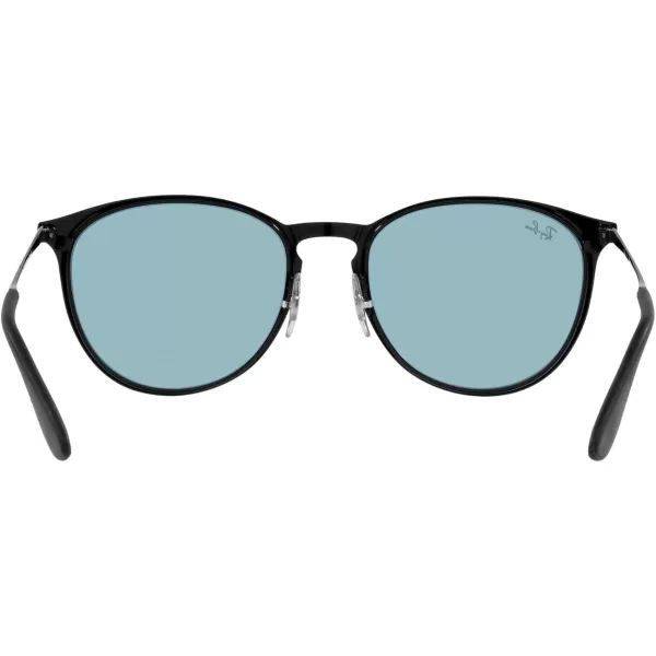 RayBan Rb3539 Erika Metal Evolve Photochromic Round SunglassesBlackEvolve Photochromic Blue to Violet