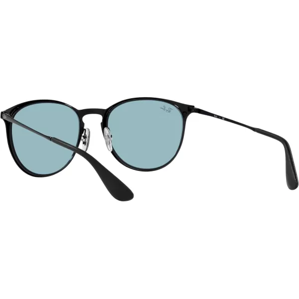 RayBan Rb3539 Erika Metal Evolve Photochromic Round SunglassesBlackEvolve Photochromic Blue to Violet