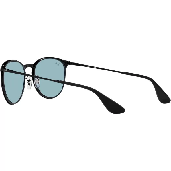 RayBan Rb3539 Erika Metal Evolve Photochromic Round SunglassesBlackEvolve Photochromic Blue to Violet