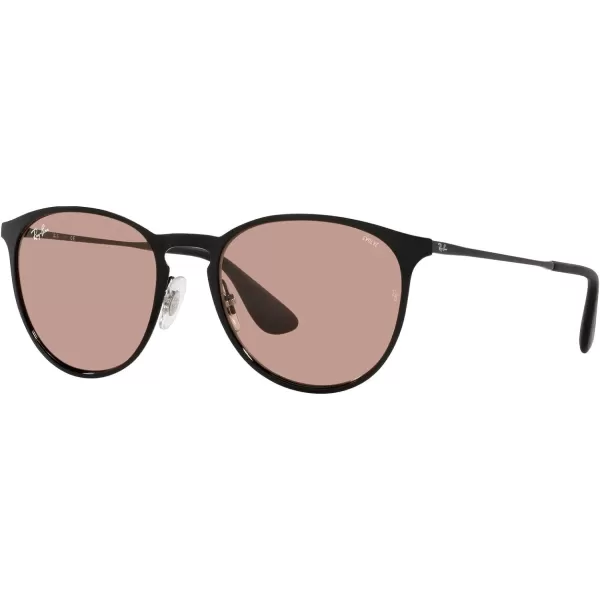 RayBan Rb3539 Erika Metal Evolve Photochromic Round SunglassesBlackEvolve Photochromic Brown to Dark Brown