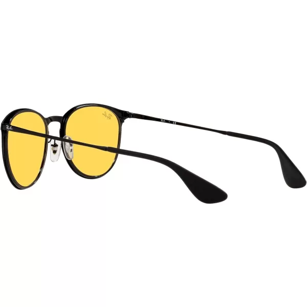 RayBan Rb3539 Erika Metal Evolve Photochromic Round SunglassesBlackEvolve Photochromic Yellow to Green