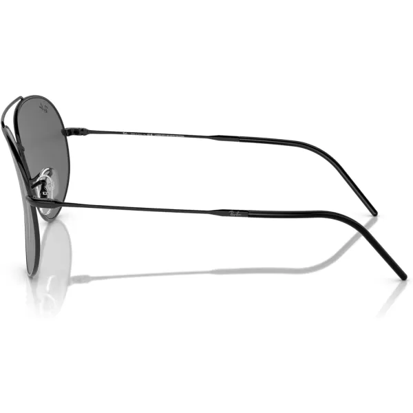 RayBan Rbr0101s Aviator Reverse SunglassesLenny Kravitz BlackDark Grey
