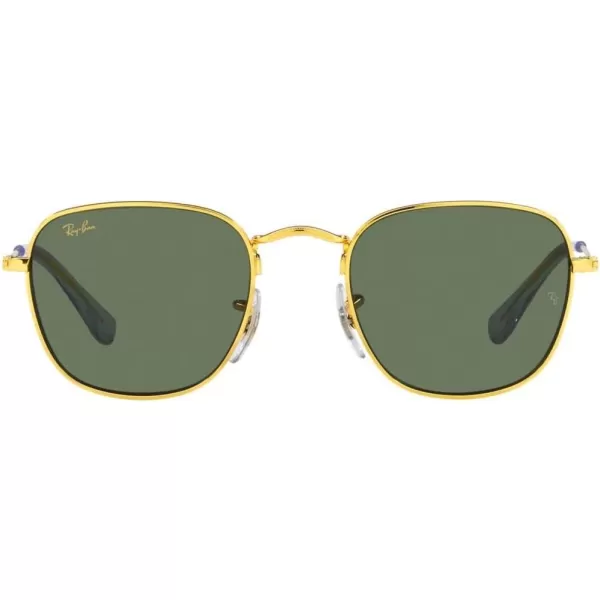 RayBan Rj9557s Square SunglassesLegend GoldDark Green