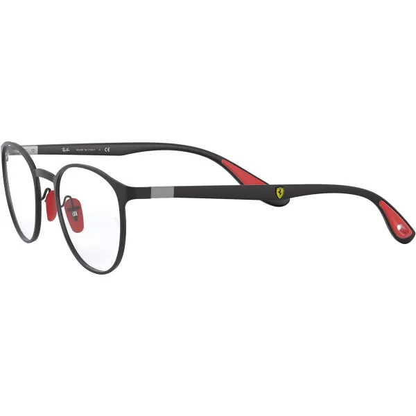 RayBan Rx6355m Scuderia Ferrari Collection Round Prescription Eyeglass FramesRayBan Rx6355m Scuderia Ferrari Collection Round Prescription Eyeglass Frames