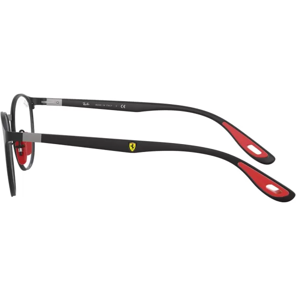 RayBan Rx6355m Scuderia Ferrari Collection Round Prescription Eyeglass FramesRayBan Rx6355m Scuderia Ferrari Collection Round Prescription Eyeglass Frames